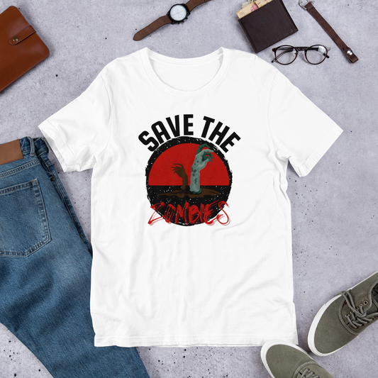 Save The Zombies Unisex t-shirt