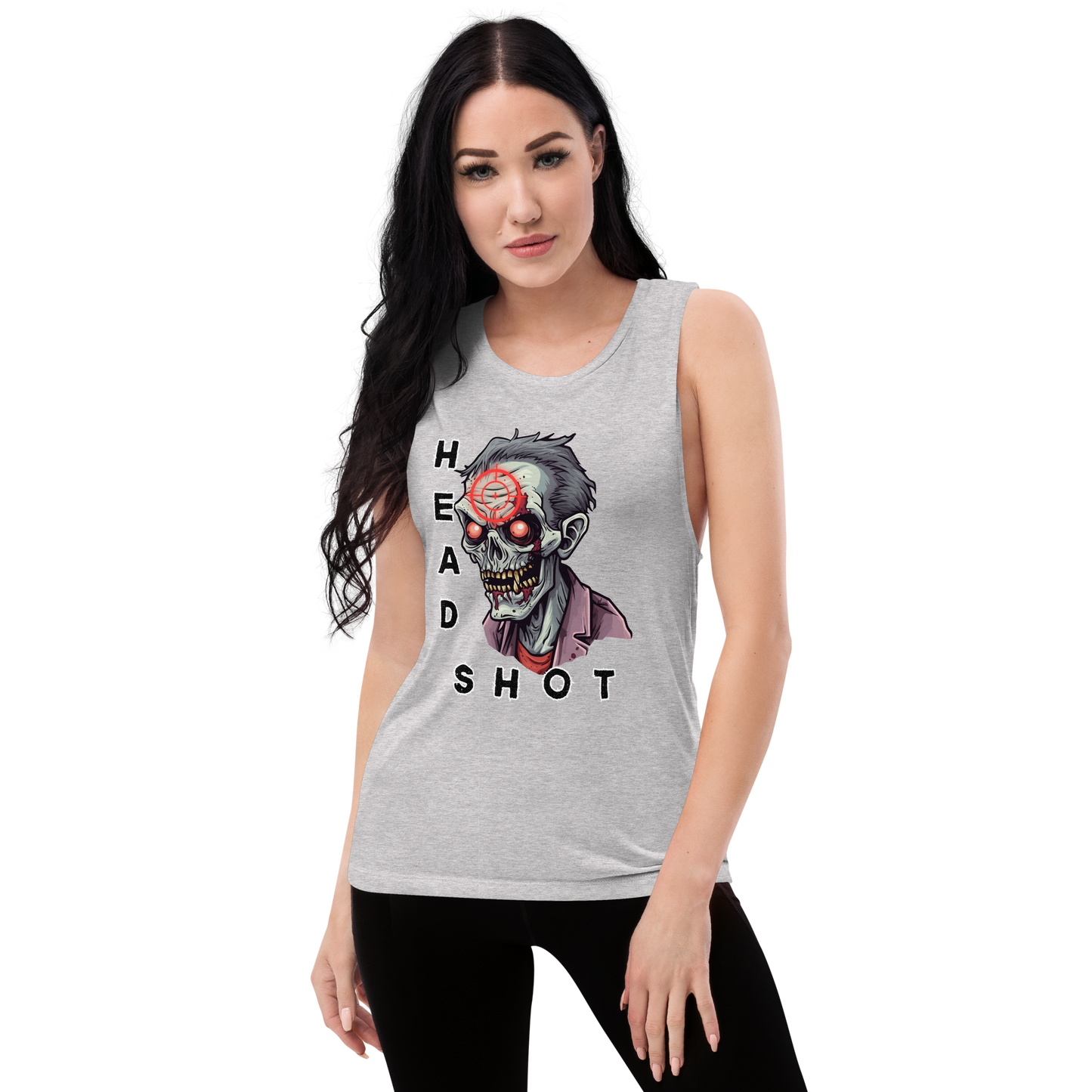 Head Shot Ladies’ Muscle Tank