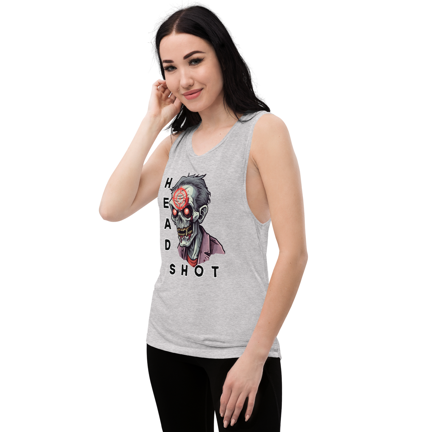 Head Shot Ladies’ Muscle Tank