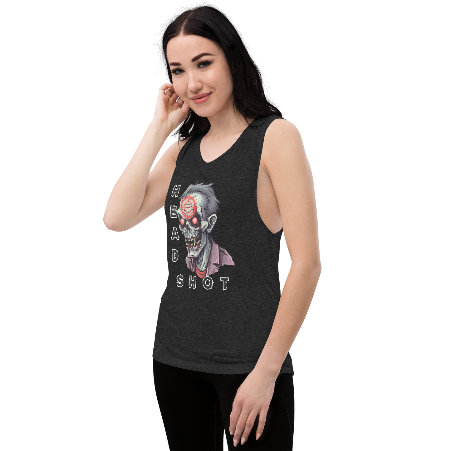 Head Shot Ladies’ Muscle Tank