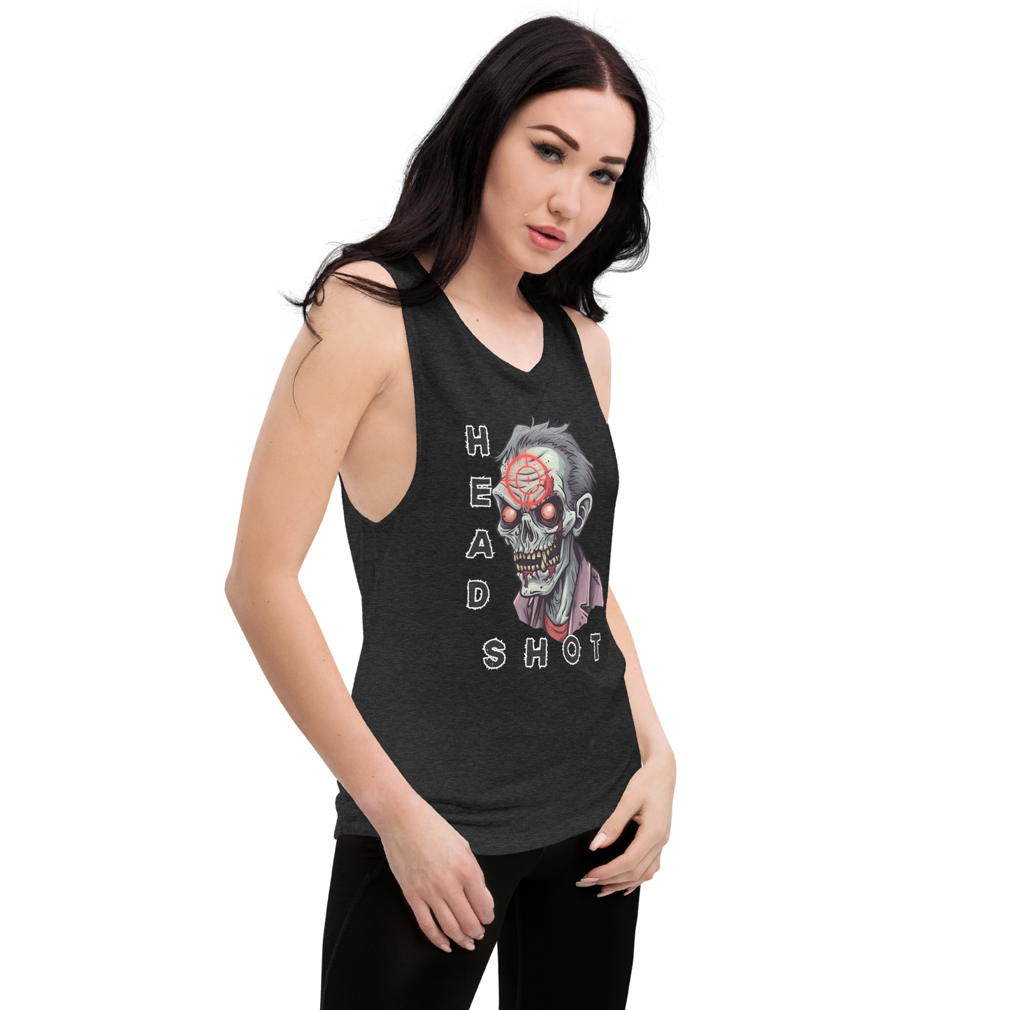 Head Shot Ladies’ Muscle Tank