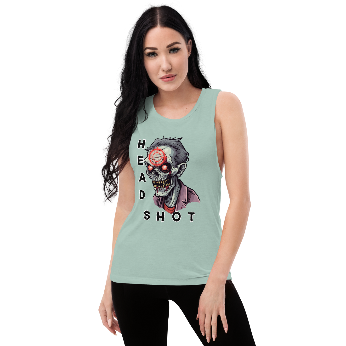 Head Shot Ladies’ Muscle Tank