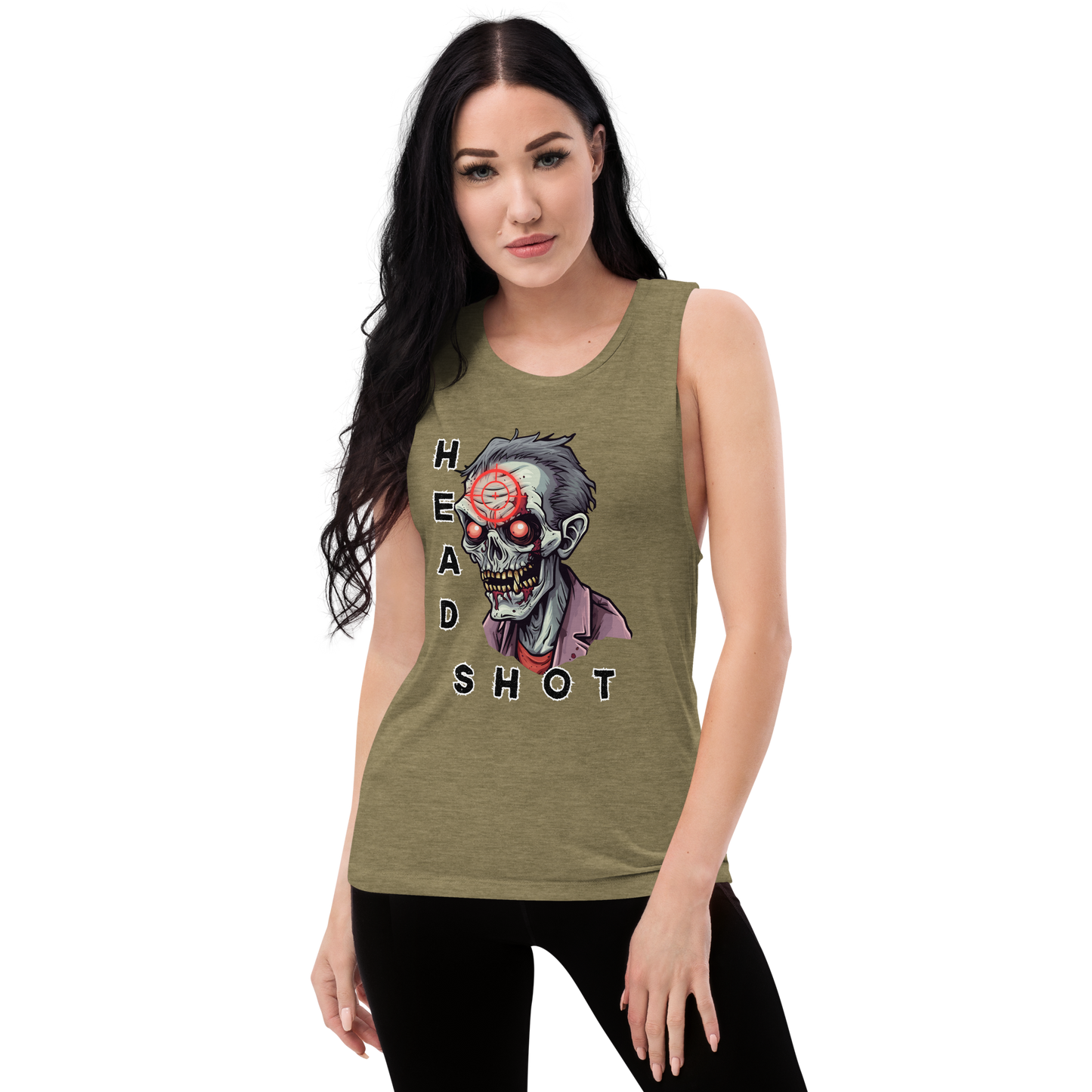 Head Shot Ladies’ Muscle Tank