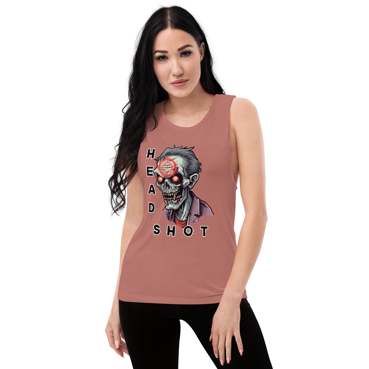 Head Shot Ladies’ Muscle Tank