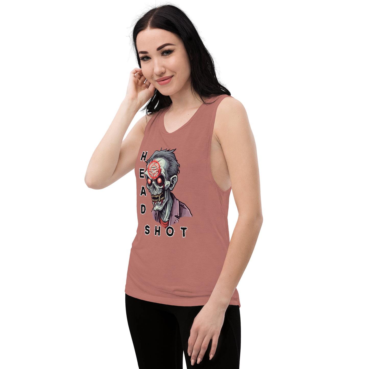 Head Shot Ladies’ Muscle Tank