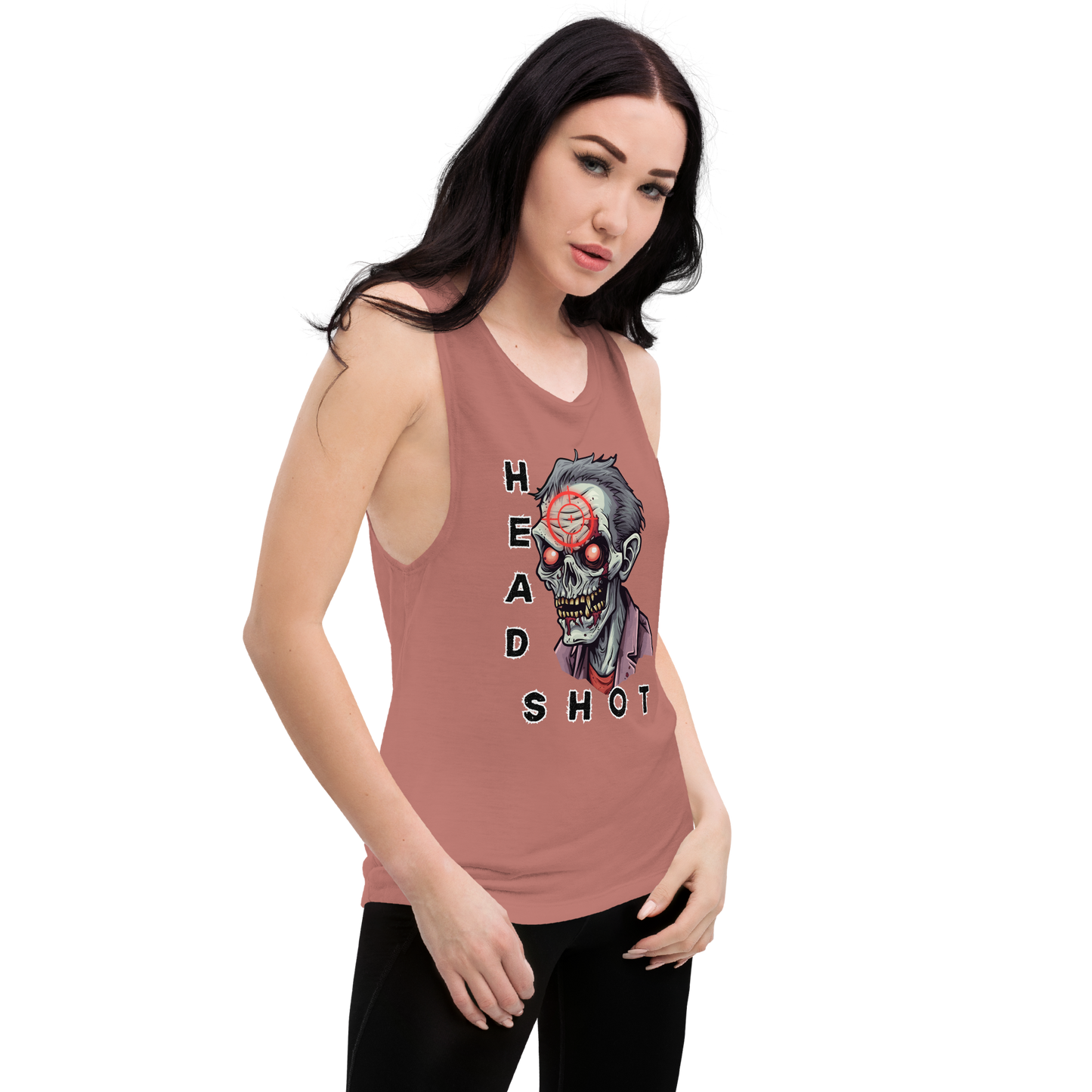 Head Shot Ladies’ Muscle Tank