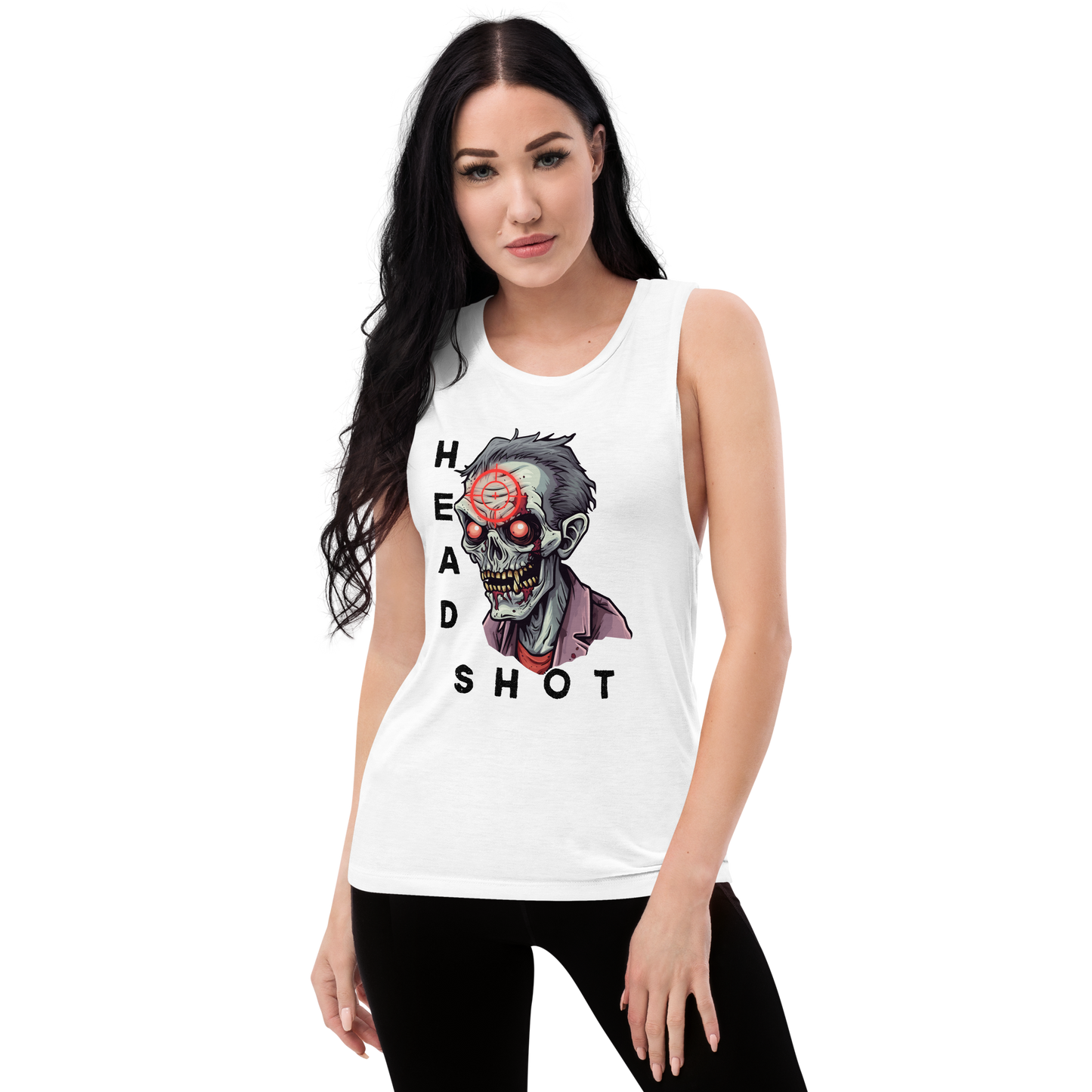 Head Shot Ladies’ Muscle Tank